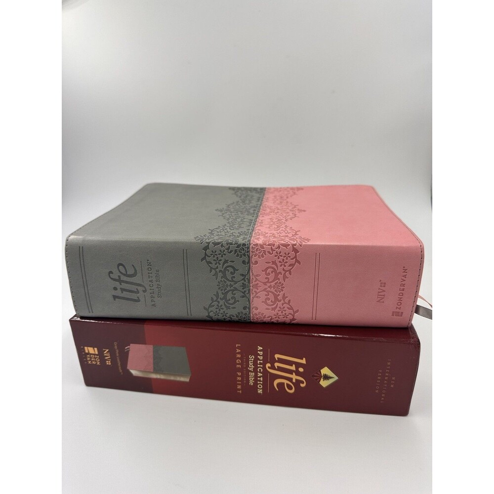 NIV Life Application Study Bible Third Edition Large Print Red Letter Lay-Flat